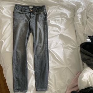 Closed Skinny low rise grey jeans